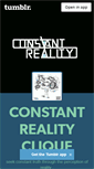 Mobile Screenshot of constantreality.tumblr.com