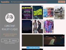Tablet Screenshot of constantreality.tumblr.com