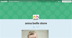 Desktop Screenshot of annabellestore.tumblr.com