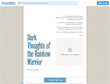Tablet Screenshot of darkcloudtherainbowwarrior.tumblr.com