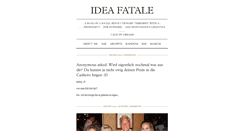 Desktop Screenshot of ideafatale.tumblr.com