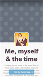 Mobile Screenshot of memyselfandthetime.tumblr.com