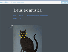 Tablet Screenshot of deus-ex-musica.tumblr.com