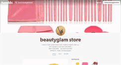 Desktop Screenshot of beautyglamstore.tumblr.com