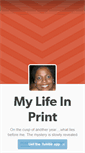 Mobile Screenshot of mylifeinprint.tumblr.com