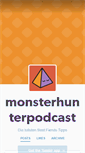 Mobile Screenshot of monsterhunterpodcast.tumblr.com
