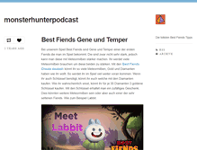 Tablet Screenshot of monsterhunterpodcast.tumblr.com