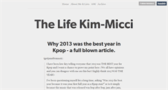 Desktop Screenshot of kimmicci.tumblr.com