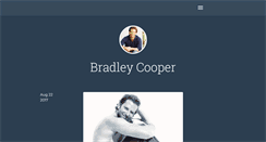 Desktop Screenshot of bradleycooperus.tumblr.com
