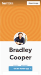 Mobile Screenshot of bradleycooperus.tumblr.com