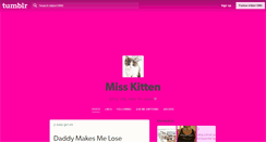 Desktop Screenshot of kitten1990.tumblr.com