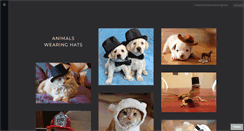 Desktop Screenshot of animalswearinghats.tumblr.com