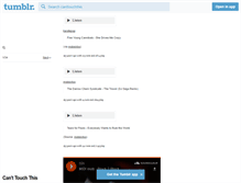 Tablet Screenshot of canttouchthis.tumblr.com