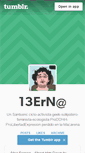 Mobile Screenshot of 13ernat.tumblr.com