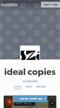 Mobile Screenshot of idealcopies.tumblr.com