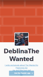 Mobile Screenshot of deblinathewanted.tumblr.com