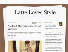 Tablet Screenshot of lattestyle.tumblr.com