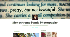 Desktop Screenshot of monochrome-panda.tumblr.com