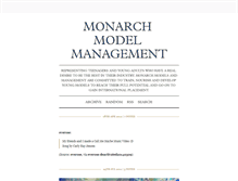 Tablet Screenshot of monarchmodels.tumblr.com