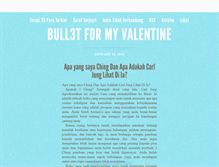 Tablet Screenshot of bull3t-for-my-valentine.tumblr.com