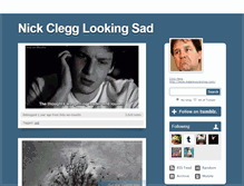 Tablet Screenshot of nickclegglookingsad.tumblr.com