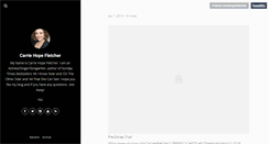 Desktop Screenshot of carriehopefletcher.tumblr.com