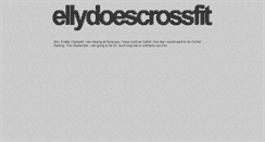 Desktop Screenshot of ellydoescrossfit.tumblr.com