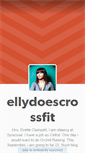 Mobile Screenshot of ellydoescrossfit.tumblr.com