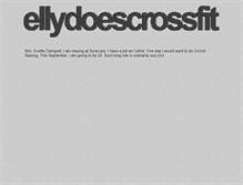 Tablet Screenshot of ellydoescrossfit.tumblr.com