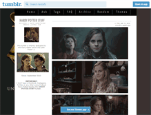 Tablet Screenshot of hpstuffs.tumblr.com