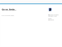 Tablet Screenshot of go-on-smile.tumblr.com