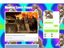 Tablet Screenshot of monkeysavespuppy.tumblr.com