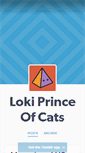 Mobile Screenshot of loki-princeofcats.tumblr.com