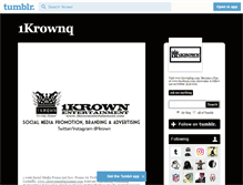 Tablet Screenshot of 1krown.tumblr.com