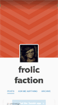 Mobile Screenshot of frolicfaction.tumblr.com