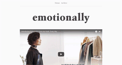 Desktop Screenshot of emotionally.tumblr.com