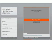 Tablet Screenshot of modernteck.tumblr.com