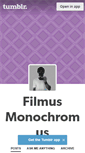Mobile Screenshot of filmus-monochromus.tumblr.com