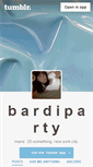 Mobile Screenshot of bardiparty.tumblr.com