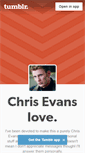 Mobile Screenshot of fyeahchrisevans.tumblr.com