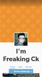 Mobile Screenshot of freakingzhiro.tumblr.com