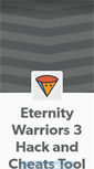 Mobile Screenshot of neweternitywarriors3hack.tumblr.com