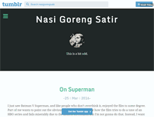 Tablet Screenshot of nasigorengsatir.tumblr.com