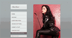 Desktop Screenshot of aliasslave.tumblr.com