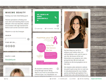 Tablet Screenshot of maximebeauty.tumblr.com