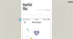 Desktop Screenshot of imperfectbliss.tumblr.com