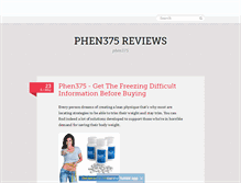 Tablet Screenshot of phen375rev.tumblr.com