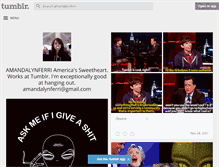 Tablet Screenshot of amandalynferri.tumblr.com