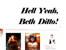 Tablet Screenshot of hellyeahbethditto.tumblr.com