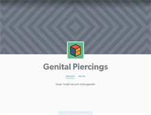 Tablet Screenshot of genital-piercing.tumblr.com